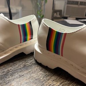 Brand new white Oxford shoes. Never worn. Was a gift but in the wrong size